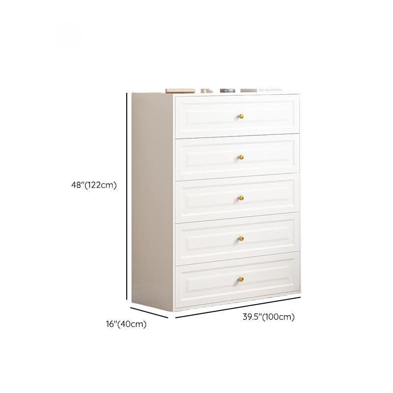 Chalk Casual Metal Bachelor Chest/Semainier with 5 Drawers/3 Drawers/4 Drawers in Vertical/Horizontal Orientation - image 12