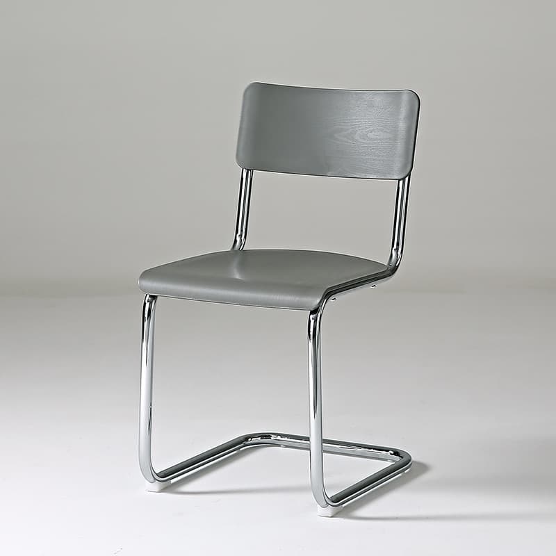 Modern Simple Style Ventilated Back Armless Chair with Metallic Alloy Legs - image 4