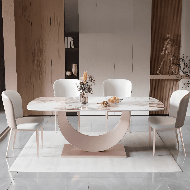 Lavish Dining Table Set for 6 Chairs/4 People with Multiple Colour Table Top - image 12