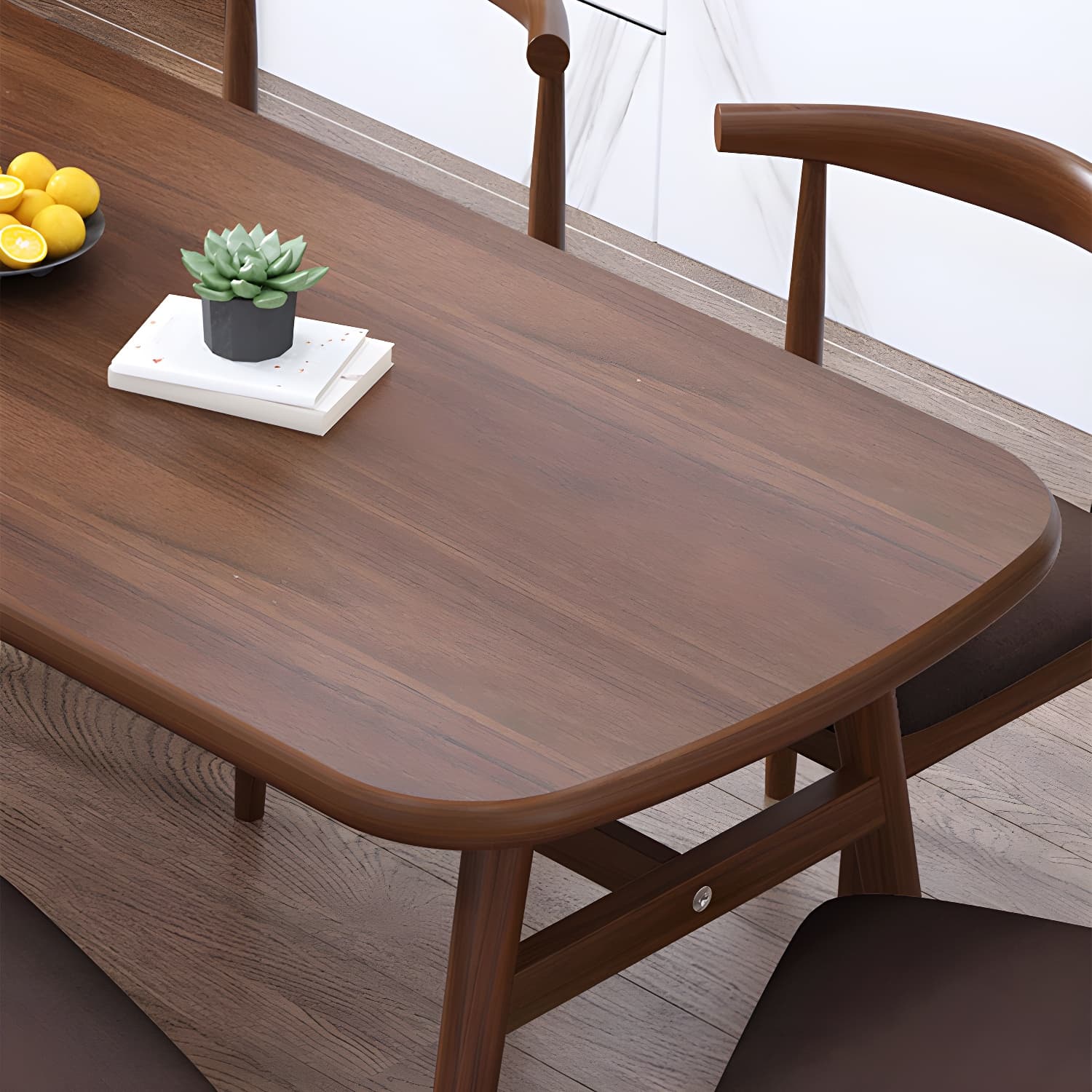 Modern Kitchen Wood Furniture of Standard Height Formal Dining Room Table Set - image 11