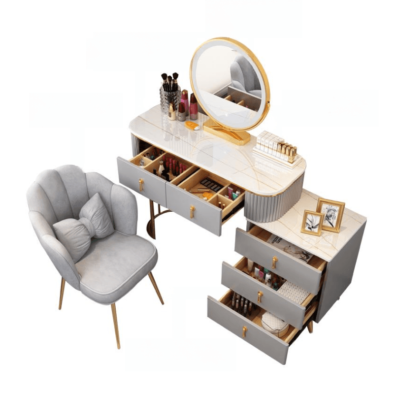 Scalable Vanity Set with Illumination Light and Push-Pull Functionality for Sleeping Quarters, Featuring Adjustable Touch and Brightness - image 8