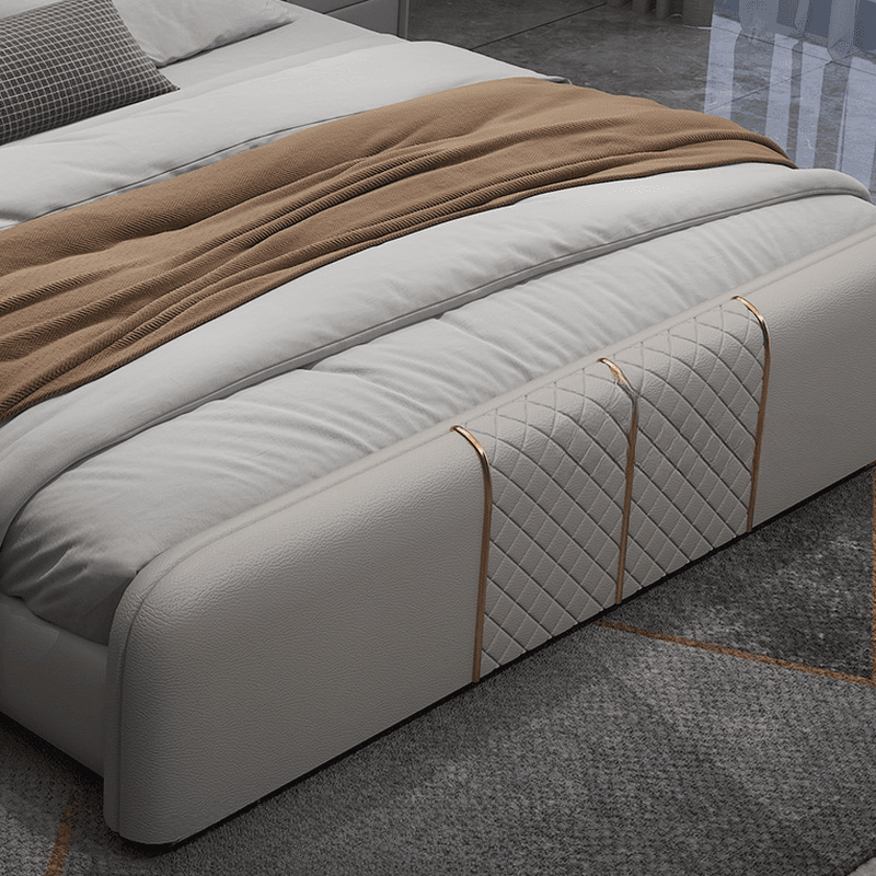 Grey Solid Color Storage Included/Pallet Bed Frame with 3 Storage Boxes and Pine Wood for Living Room - image 8