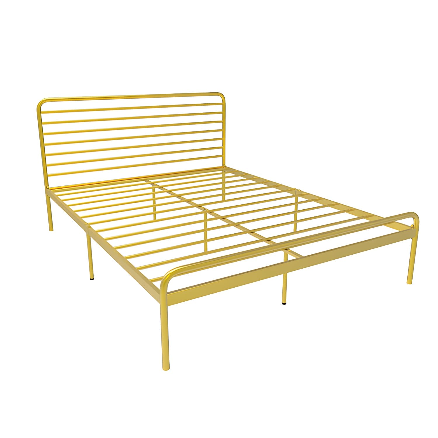 84.65 inch Wide Industial Bed Frame Metal Bed with Headboard - image 8