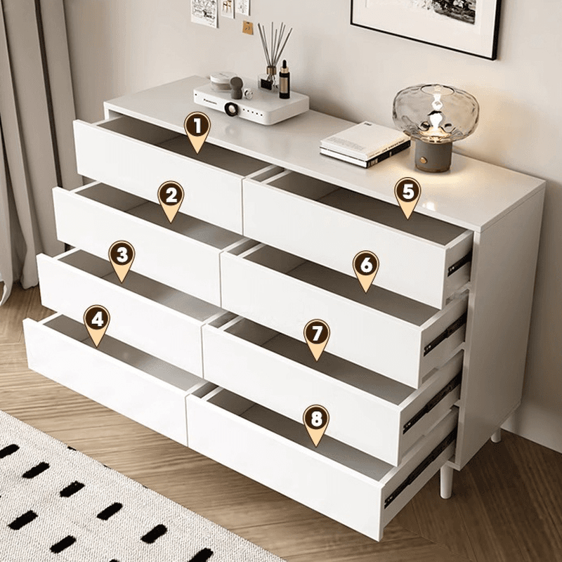 Modern Hardwood Vertical/Horizontal Console Dresser/Semainier/Bachelor Chest with 8 Drawers/5 Drawers/4 Drawers - image 6