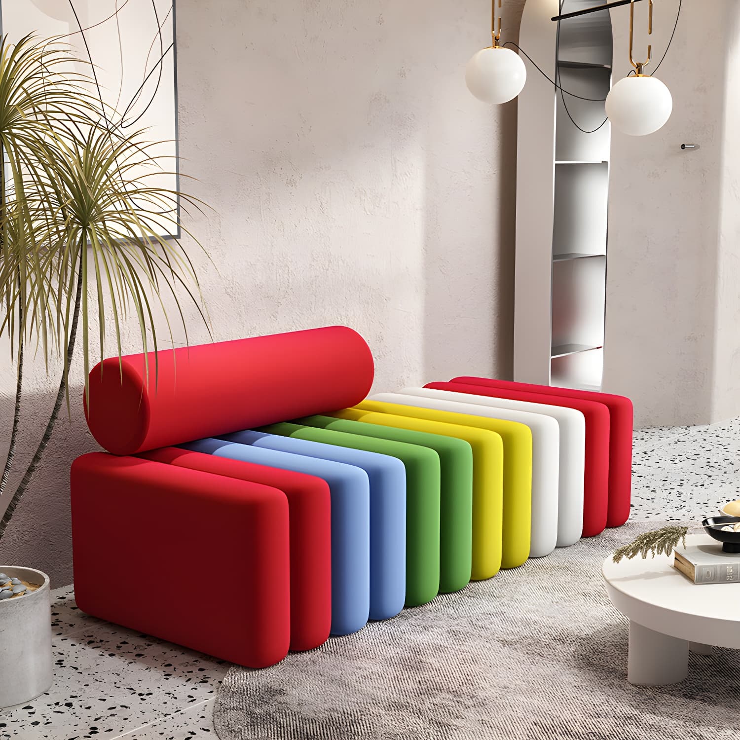 Velvet Contemporary Standard Sofa Armless Sofa for Living Room, Apartment - image 7