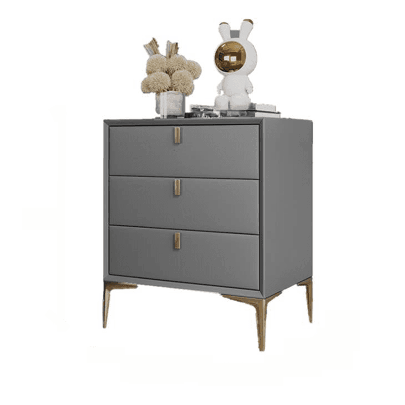Modern Lumber Nightstand With Drawer Storage & Leg, 3 Drawers/2 Drawers - image 11