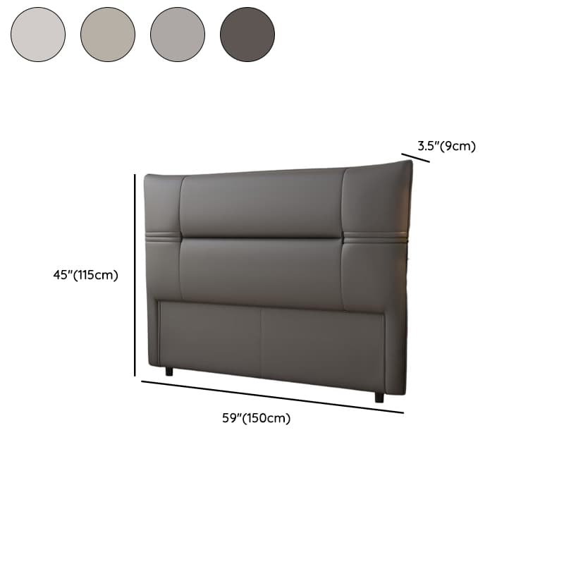 Simplistic Panel Headboard with No Distressing, Piled Tufted Rectangular Shape for King/Queen/Full Bed, Featuring Sponge Upholstery and Standard Height - image 11