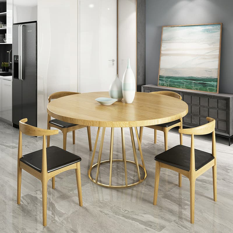 White 5-Piece Dining Set with Solid Wood Features - Perfect for the Stylish Kitchen - image 7