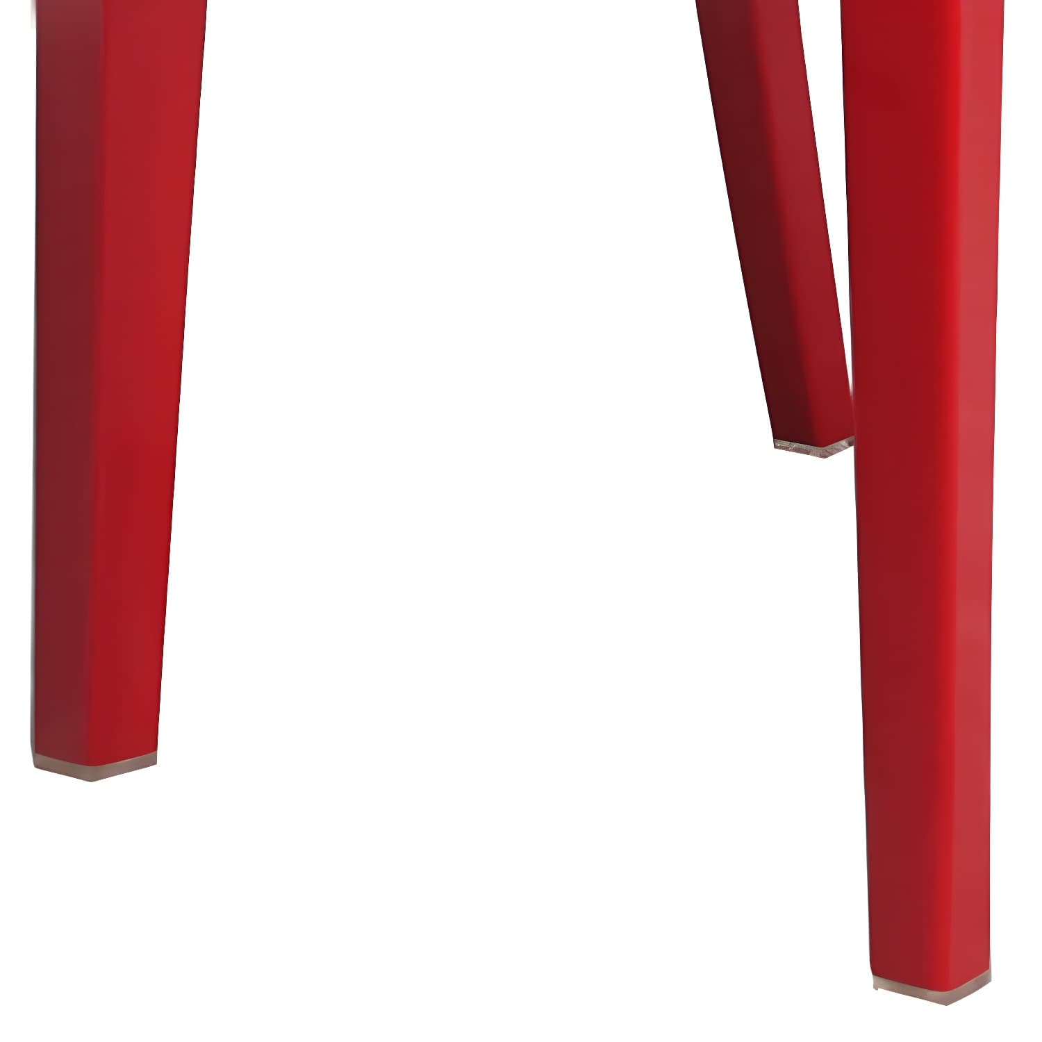 Scandinavian Winehouse Plastic Side Chair Transparent Open Dining Chair (Set of 4) - image 23