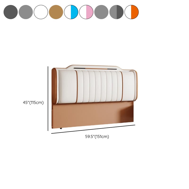 Art Deco Style Panel Headboard in Reclaimed Wood with No Distressing, Rectangle Shape for Queen/Full/Twin XL Bed, Featuring Sponge Upholstery and Standard Height - image 16