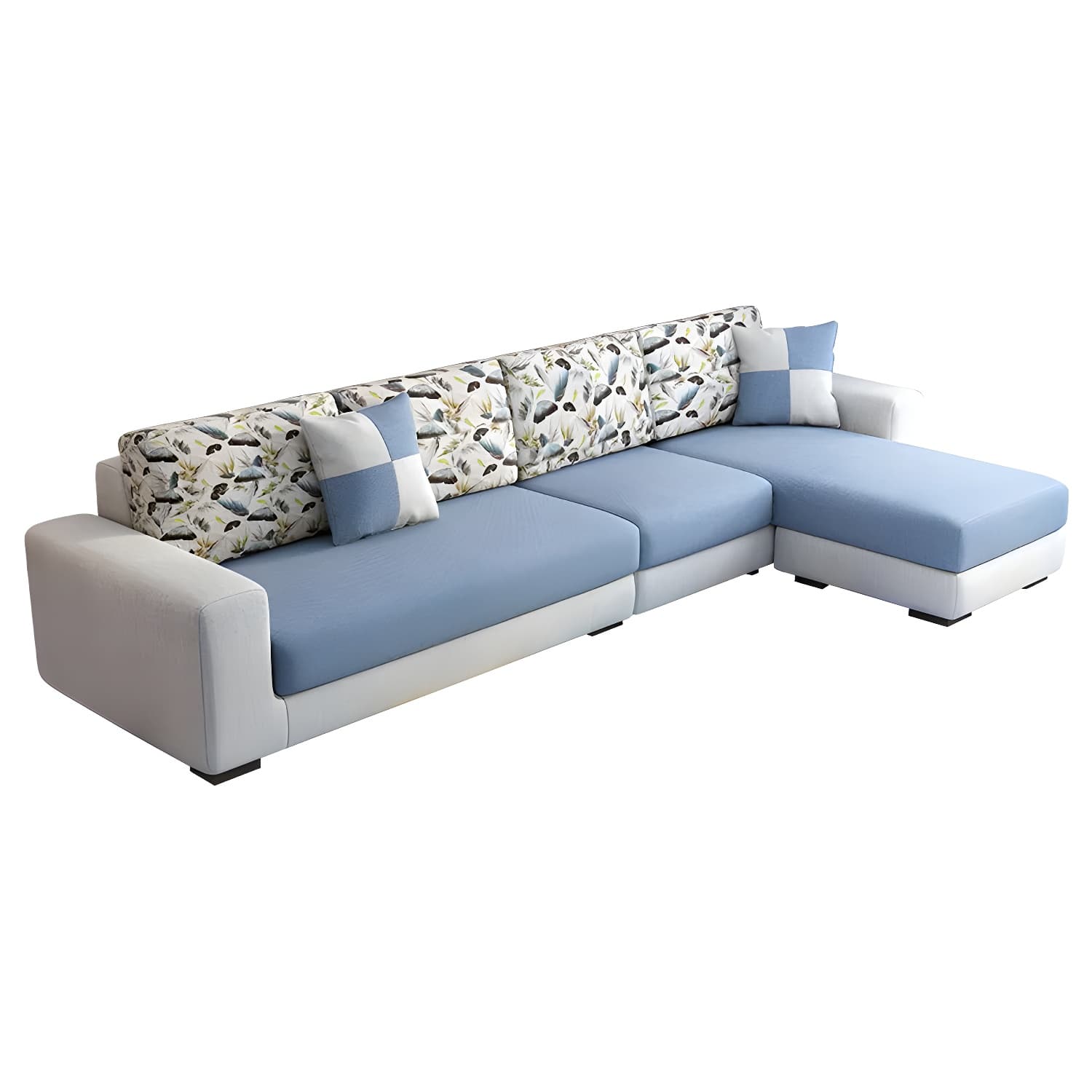 Modern Reversible L-Shape Sectional Sofa Chaise with Sponge Seat Cushions - image 16