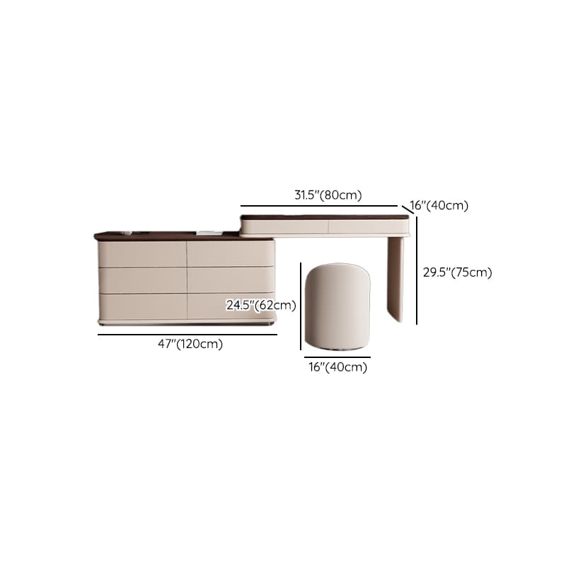 Sleeping Room Scalable Vanity Set/Makeup Vanity with Push-Pull - image 16