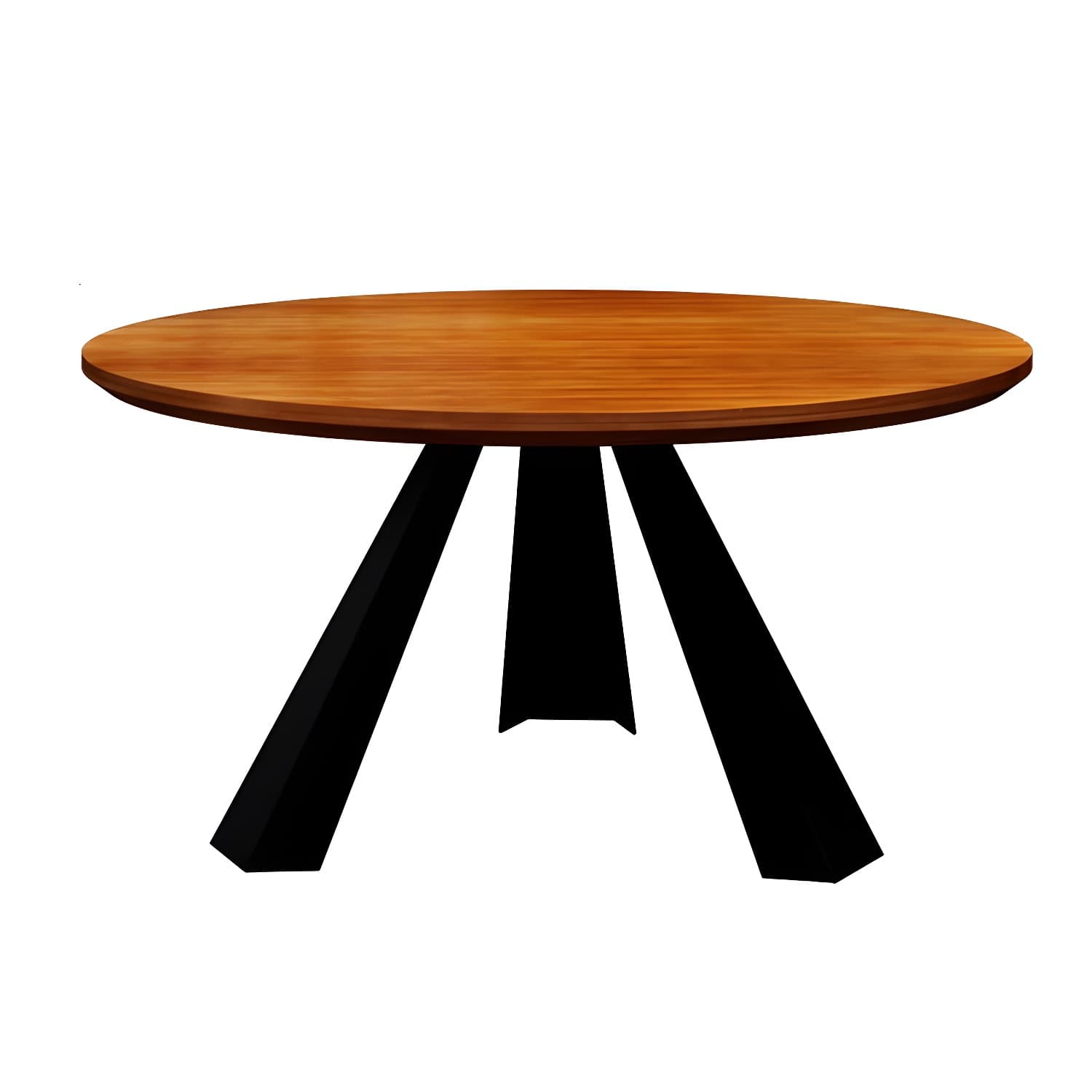 Simple Style Dining Table Solid Wood Round Dinette Table for Home Kitchen - image 6
