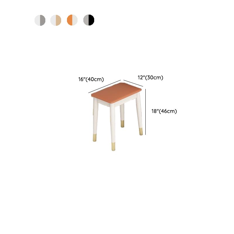 Minimalist Slate Dining Table Set with 4 Legs, Enclosed Back, Padded Chair, and Dove Grey/White Table Top - image 13