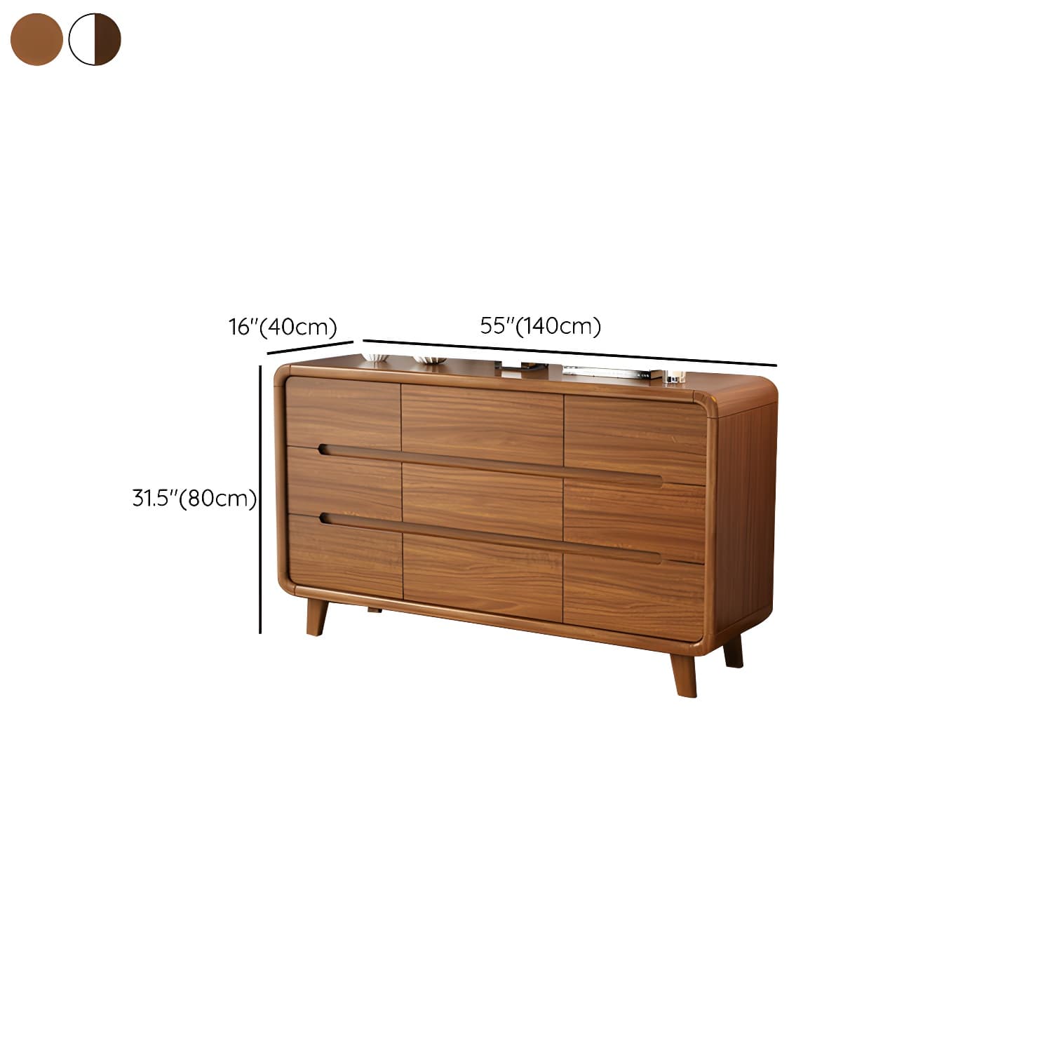 Traditional Wood Dressers with Drawers and Soft Close Glides - image 18