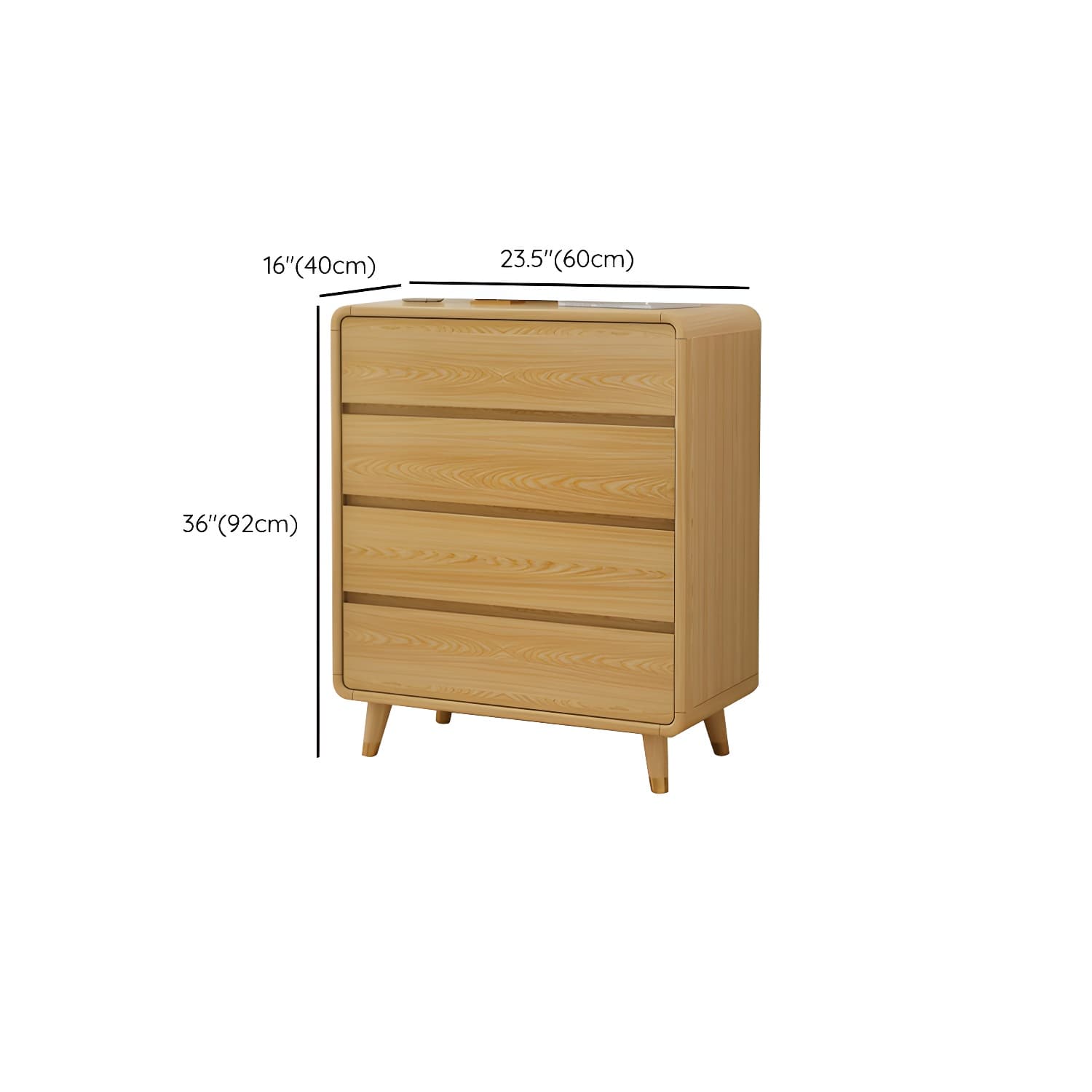Traditional Wood Dressers with Drawers and Soft Close Glides - image 20