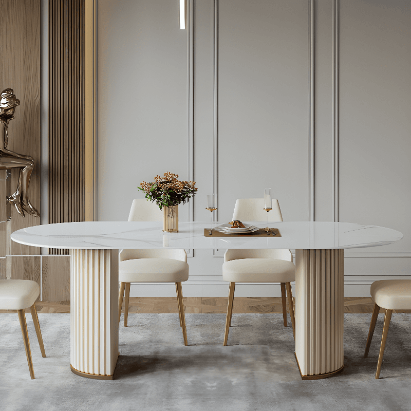 Lavish/Contemporary Upholstered Side Chair with Parsons Back Style and Metal Legs - image 6