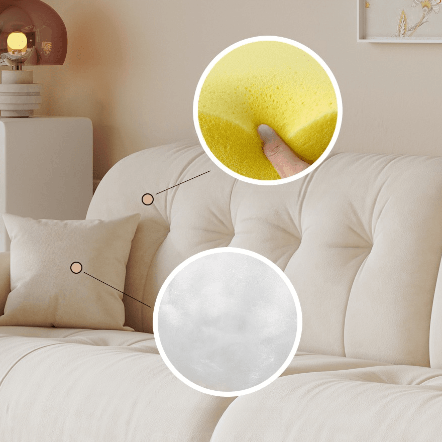 Modish Solid Color Stain Resistant Standard Sofa/Loveseat for 3-seater/4-seater/5 Person - image 11