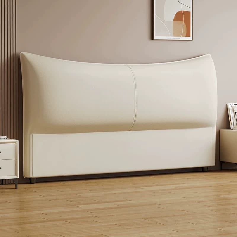 Modish Style Wingback Headboard in Pine Wood with No Distressing, Rectangle Shape for King/Queen/Full Bed, Featuring Sponge Upholstery and Standard Height