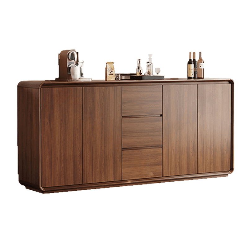 Narrow/Standard/Wide Auburn Sideboard with Lumber Adjustable Shelf, Locker, 3 Drawers and 4 Doors/2 Doors/Single Door - image 7