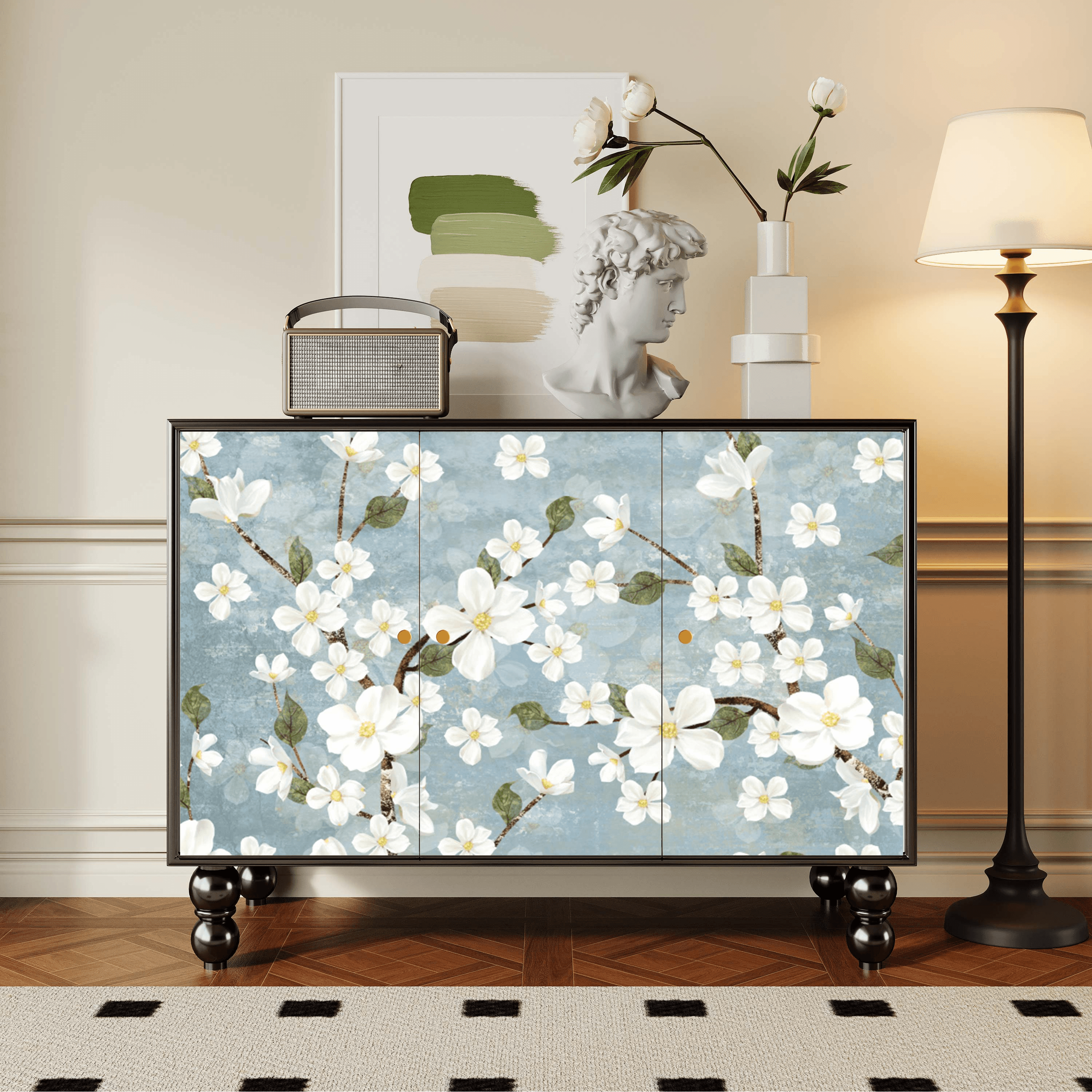 Parlor Detached Sideboard with Six Internal Shelves and Benchtop - image 10