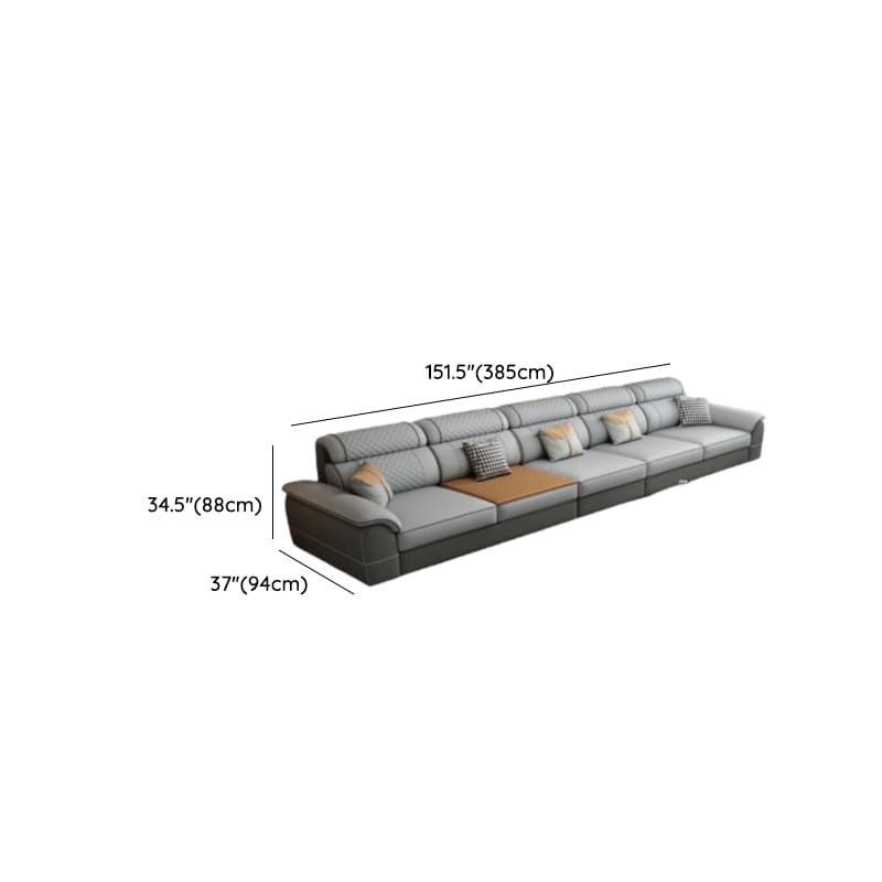4 Pc L-Shape/Straight Left Hand Facing/Horizontal Sofa Recliner/Sofa Couch for 5 Person - image 21