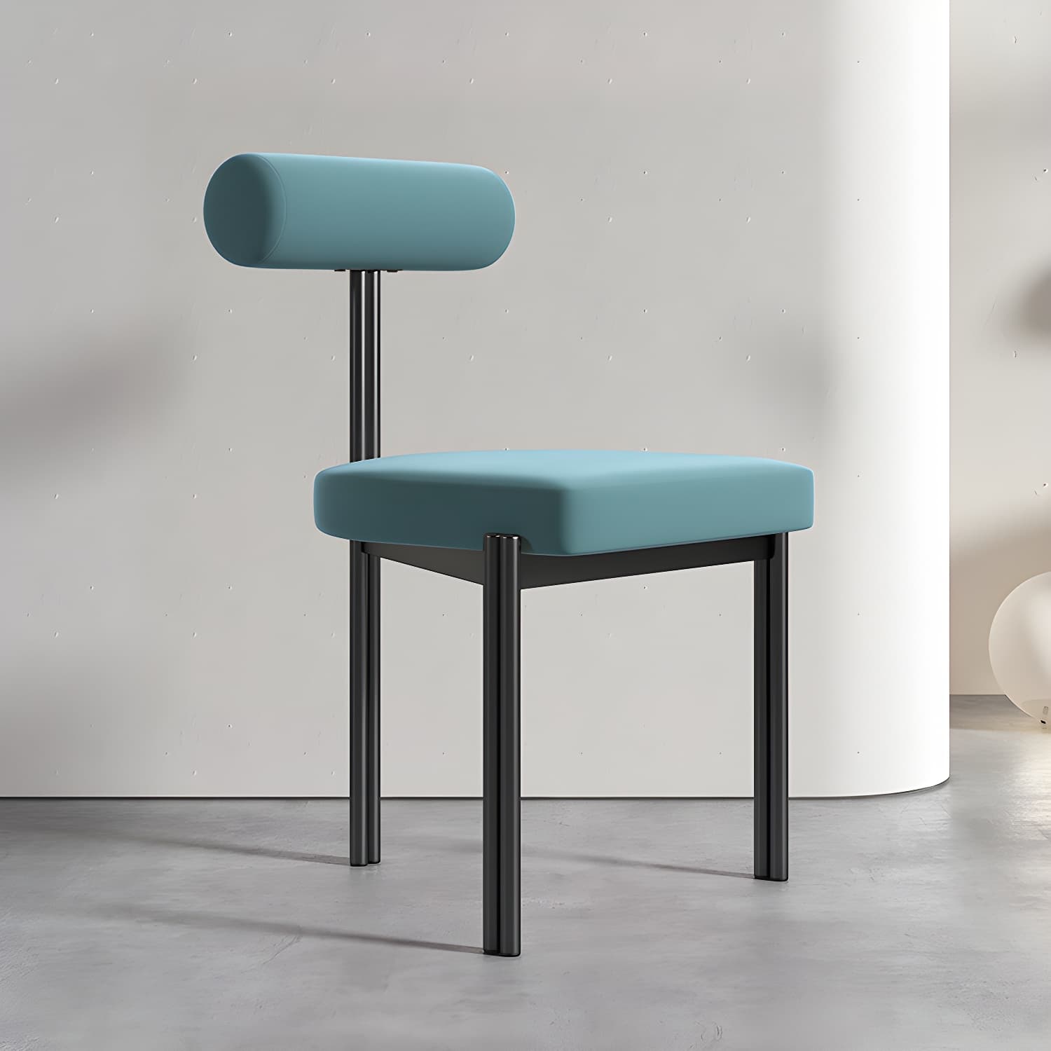 Upholstered Armless Dining Chairs Nordic Style Low Back Side Chair for Dining Room - image 8