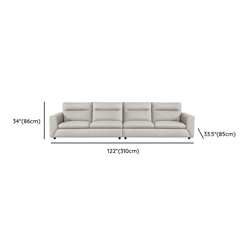 Straight/L-Shape Cotton Upholstered Sofa Couch/Sofa Chaise, Horizontal/Right Hand Facing Orientation - image 13