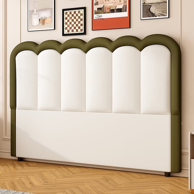 Modish Style Panel Headboard in Pine Wood with No Distressing for King/Queen/Full Bed, Featuring Sponge Upholstery Fill and Free-standing Standard Installation with Standard Height - image 6