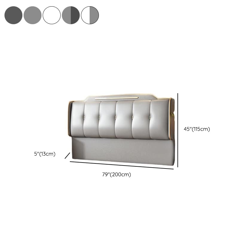 Art Deco Style Panel Headboard in Pine Wood with No Distressing, Rectangle Shape for Queen/Full/Twin XL Bed, Featuring Sponge Upholstery and Standard Height - image 14