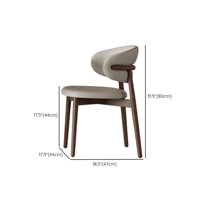 Modern Dining Table Set with Chalk Slate Tabletop, Four Legs and Upholstered Back Cushion Chair for Seats 6/for 4 - image 13