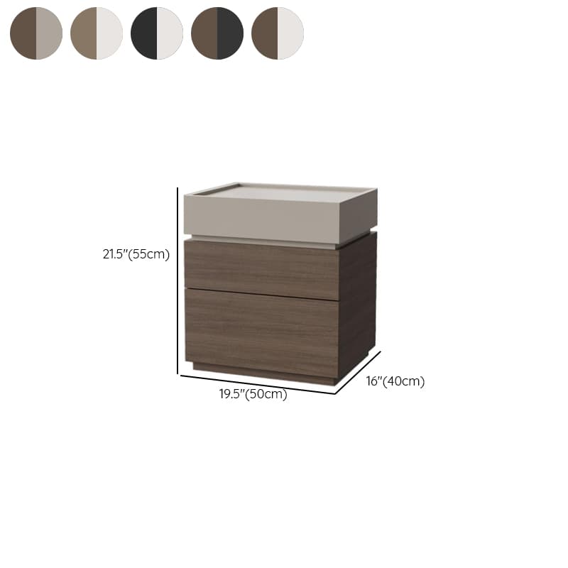 Modish Nightstand With Drawer Organization Featuring 3 Drawers and Laminate Countertop - image 12