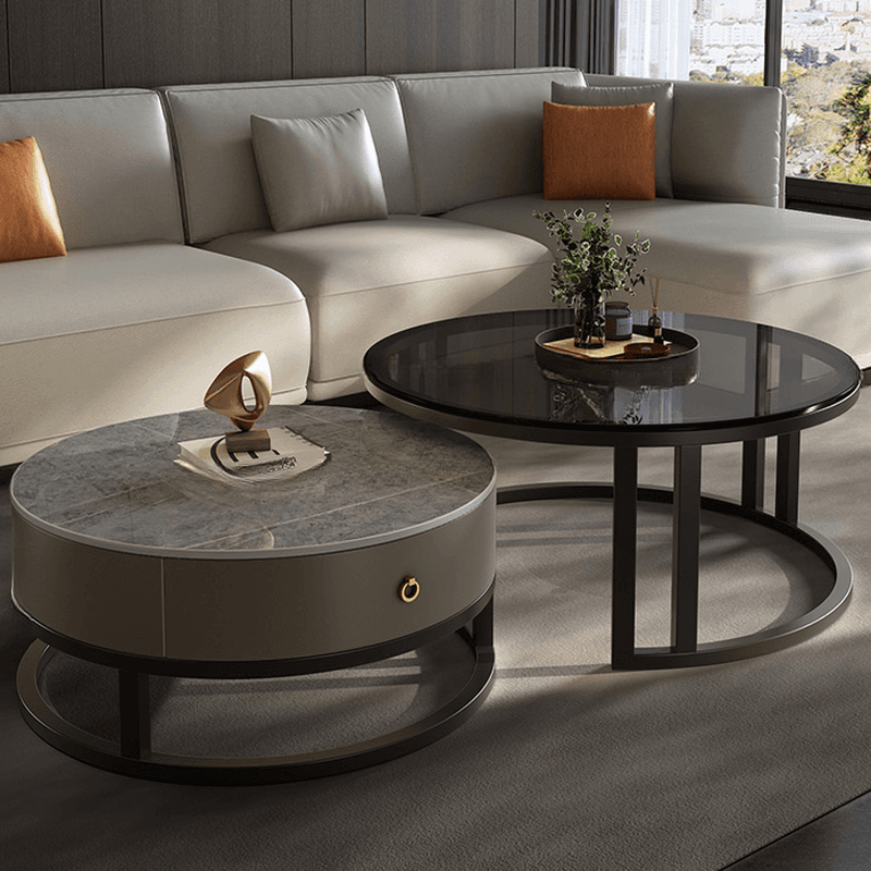 Nested Frame-Based Rounded Accent Table
