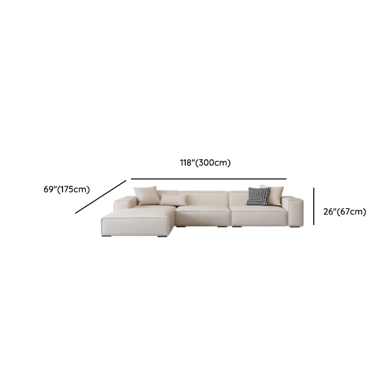 Straight/L-Shape Cotton Upholstered Sofa Couch/Corner Sectional with Horizontal/Left Orientation - image 22