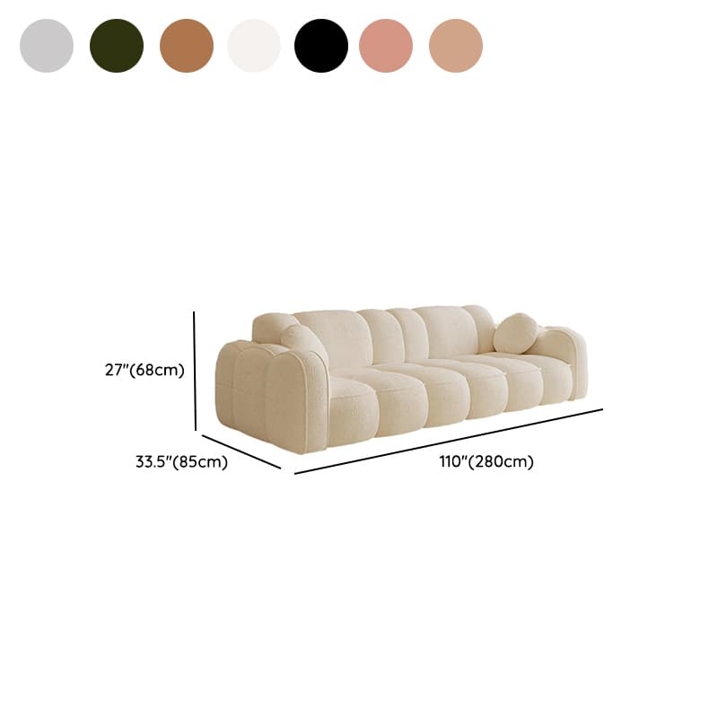 Drawing Room Standard Sofa in Midnight Black/Light Gray/Light Brown with Armrest - image 17