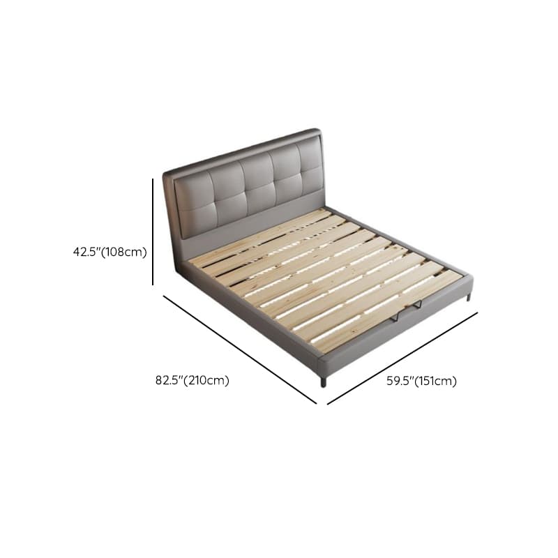 Light Gray Solid Color Storage Bed with Pine Wood Frame and Button-tufted Design for Living Room - image 9