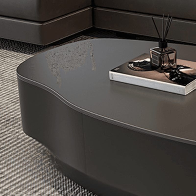 Double Nesting/Single Round/Irregular Accent Table for Living Room with Slate/Glass Tabletop in a Casual Style - image 7