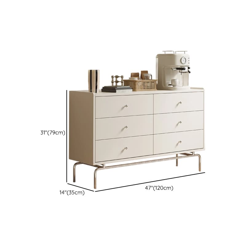 Chalk Casual Raw Wood Bachelor Chest/Semainier/Console Dresser with 4/5/6 Drawers in Vertical/Horizontal Orientation for Sleeping Quarters - image 24