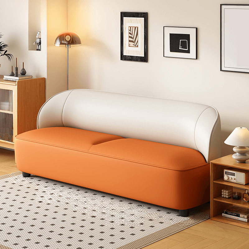 Modish Solid Color Scratch-durable Standard Sofa in Rose/Light Green/Tangerine Color for 2/4 Person/for 3 - image 14