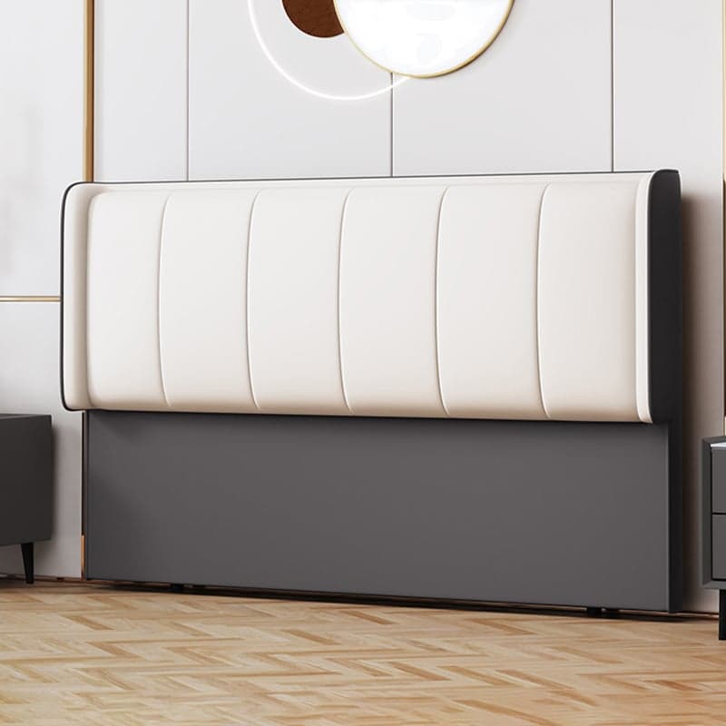 Trendy Panel Headboard in Natural Wood with No Distressing, Rectangle Shape for Twin XL/Full/Queen Bed, Featuring Sponge Upholstery Fill and Standard Height - image 6