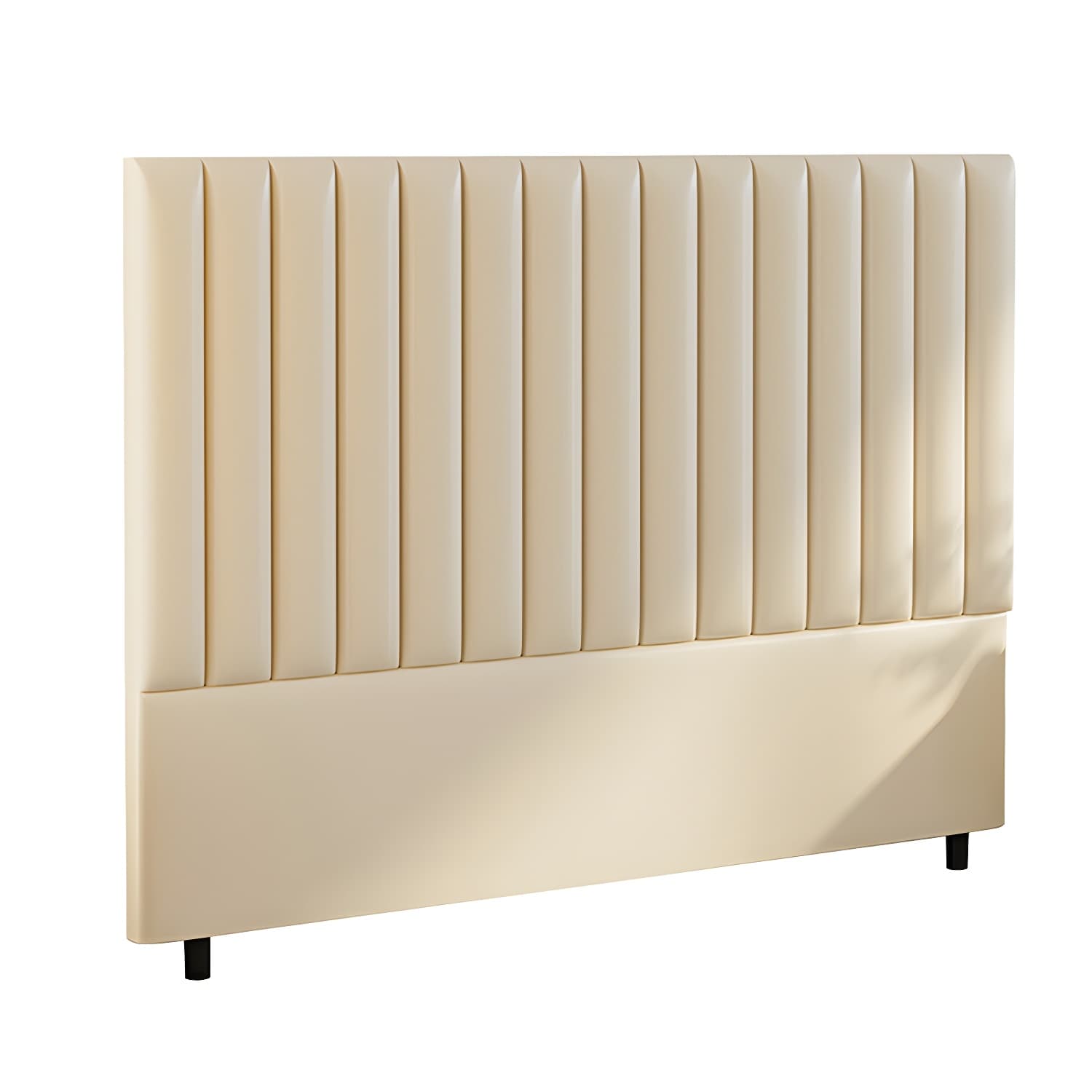 Pine Solid Wood Bed Headboard Freestanding Modern Leather Panel - image 12