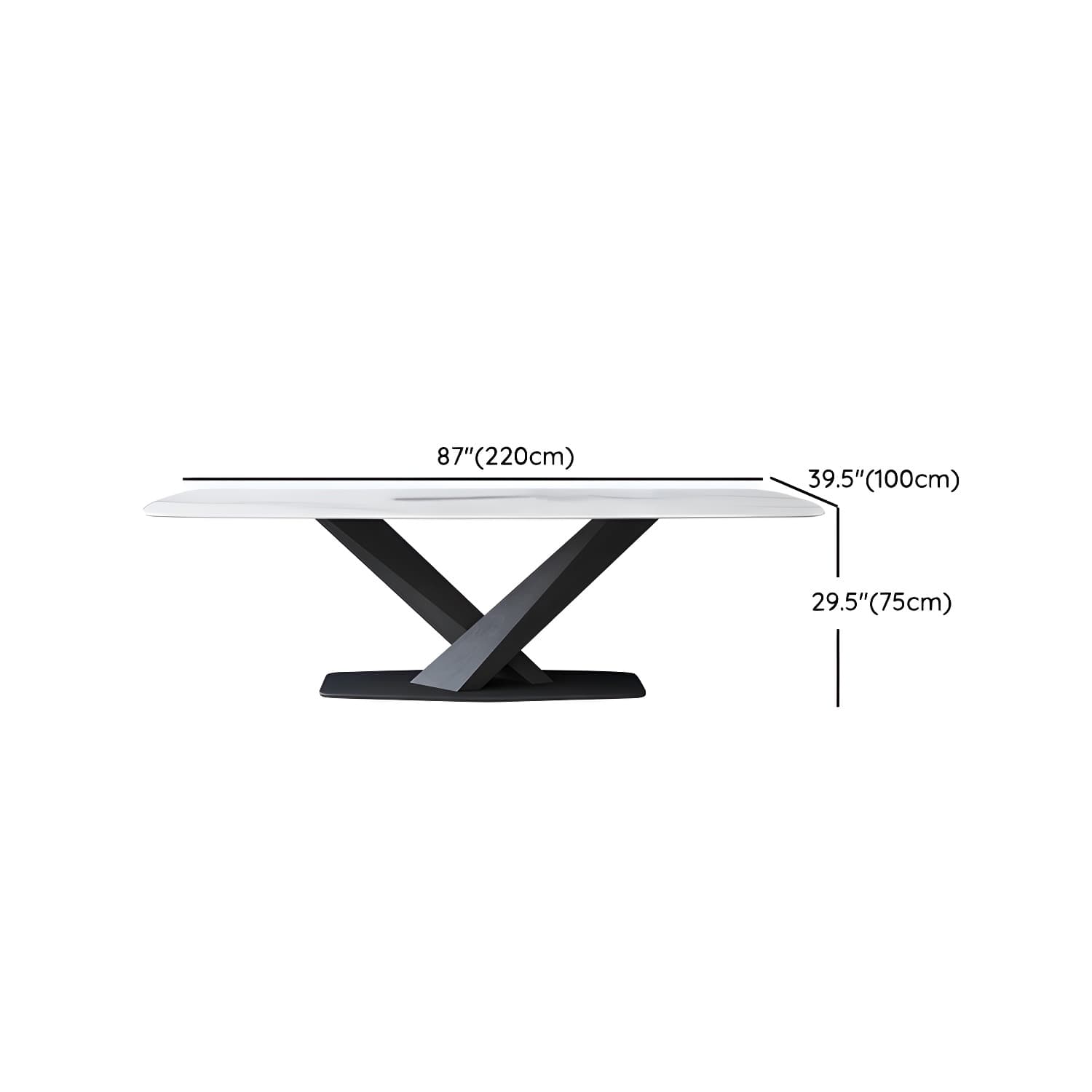 Contemporary Dining Room Dining Table Set with Sintered Stone Top - image 16