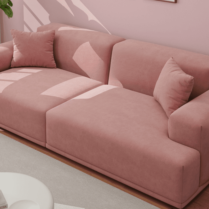 Modish Solid Color Standard Sofa in Black/Light Brown/Coffee for 5 Person/4-seater/3-seater - image 13