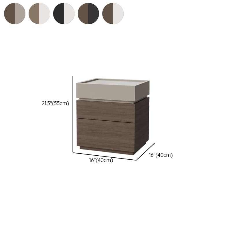 Modish Nightstand With Drawer Organization Featuring 3 Drawers and Laminate Countertop - image 11