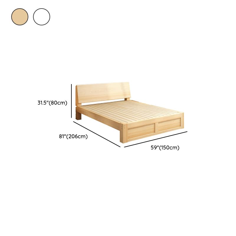 Casual Pine Wood Cabinet Bed/Pallet Bed Frame with 2 Drawers - image 23