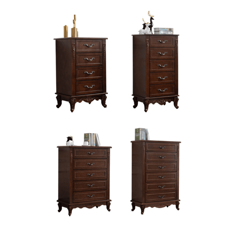 Victorian Style Detached Decorative Cabinet for Sitting Room, Rainproof with 4-6 Drawers and Cabriole Leg - image 10