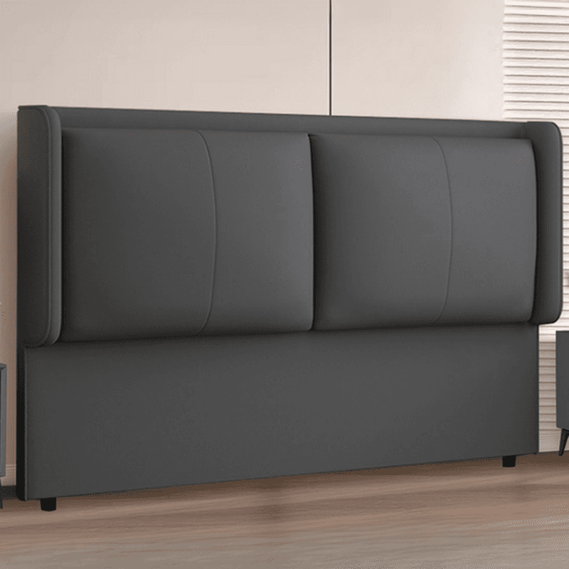 Simplistic Panel Headboard in Pine Wood with No Distressing, Rectangular Shape for King/Full/Queen Bed, Featuring Sponge Upholstery Fill and Standard Height - image 3