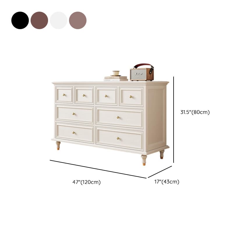 Simplistic Natural Wood Double Dresser with 8 Drawers/10 Drawers/5 Drawers in Horizontal/Vertical Orientation - image 13