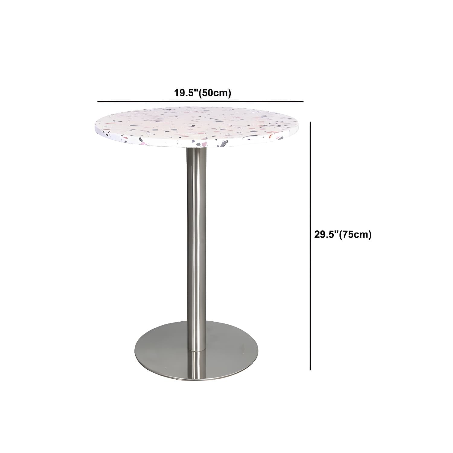 Mid-Century Modern Cocktail Table Pedestal 1 Single Coffee Table - image 24