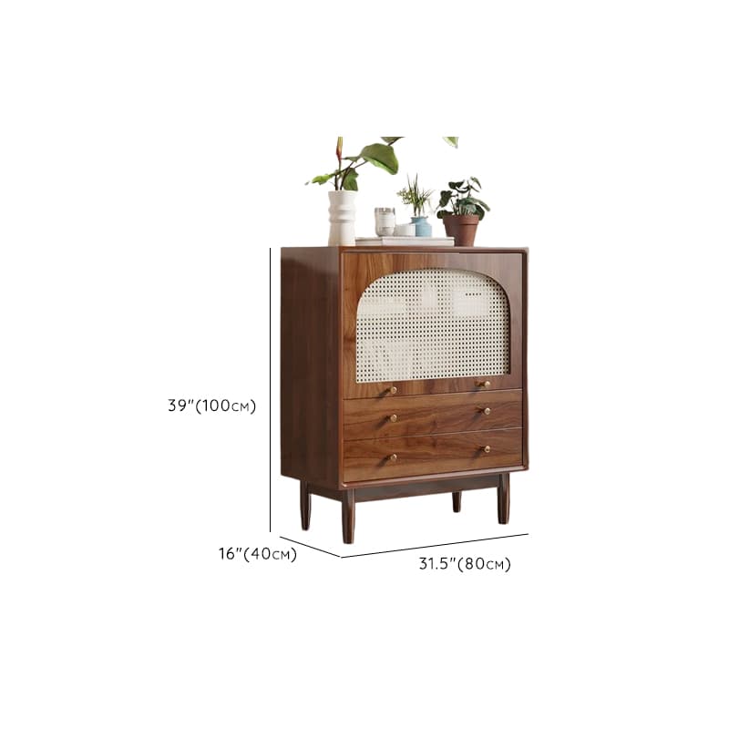 Mid-Century Modern Standalone Accent Cabinet for Parlor with Hydrophobic Feature - image 13